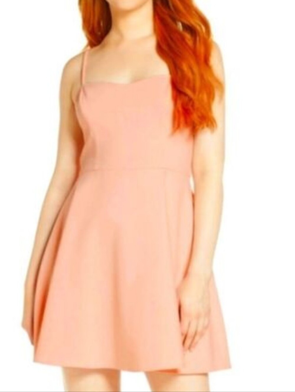 FRENCH CONNECTION SWEETHEART NECK FIT AND FLARE